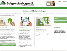 Tablet Screenshot of boligservicebogen.dk